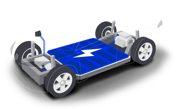 Schéma block batteries Voiture electrique